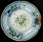 Example of a plate with floral center motif from MAC Lab collecitons.